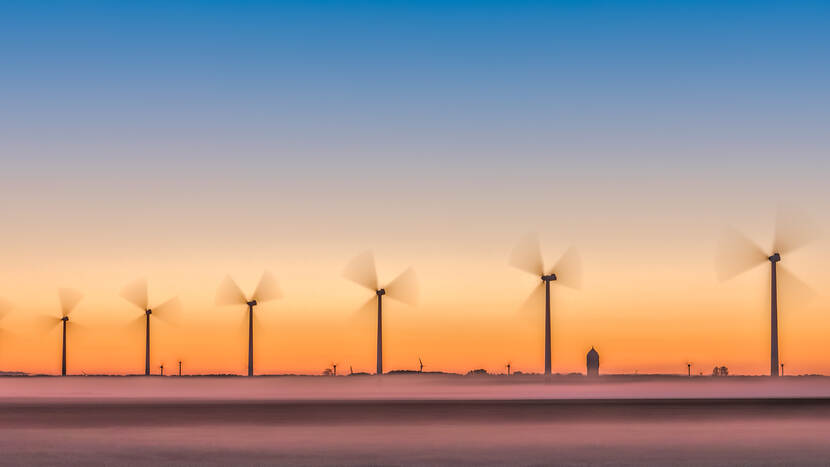 Windmills in Noord Holland